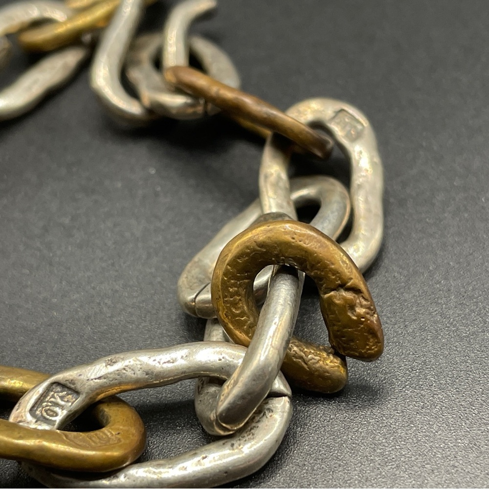 Mixed Metal Chain Bracelet